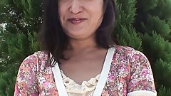 Hairy Asian mature MILF gets a creampie - hot wife &ndash; homemade